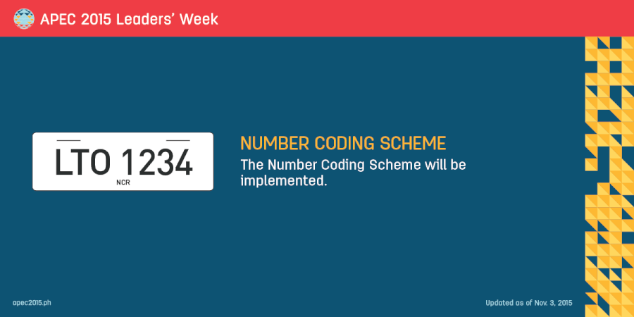 APEC Advisories on Rerouting Schemes and Road Closures in Metro Manila